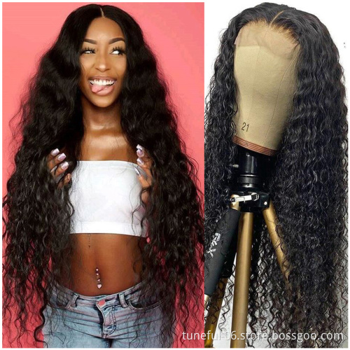 Wholesale Straight Brazilian Hair HD Lace Wigs,full lace frontal wig with baby hair,Virgin human hair wigs for black women